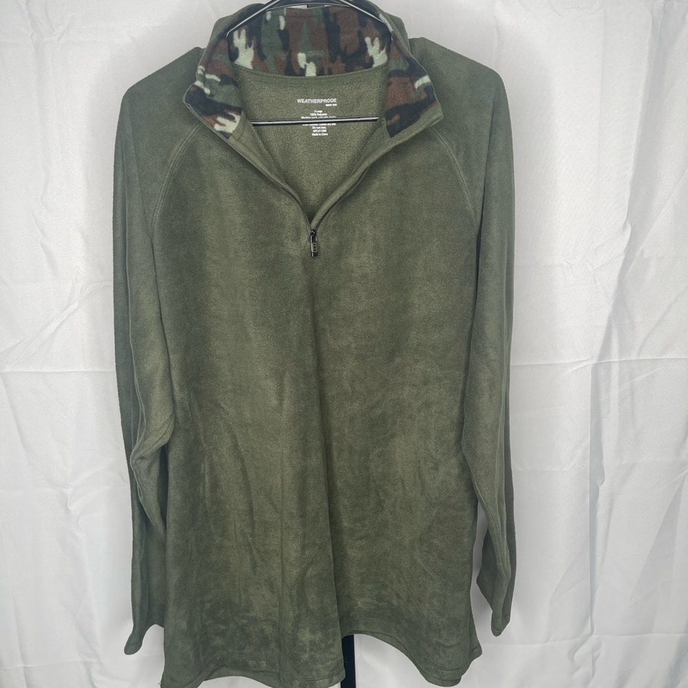 Brand New Green WeatherProof Sweatshirt X-Large 100% Polyester